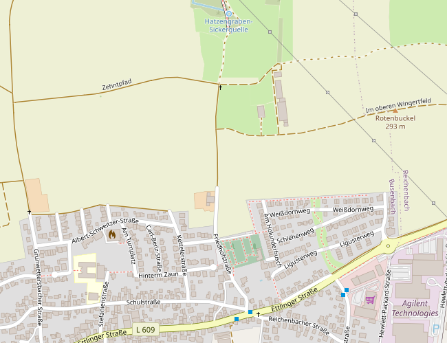 Lageplan mit Link zu openstreetmap.org