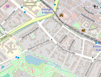Lageplan mit Link zu openstreetmap.org