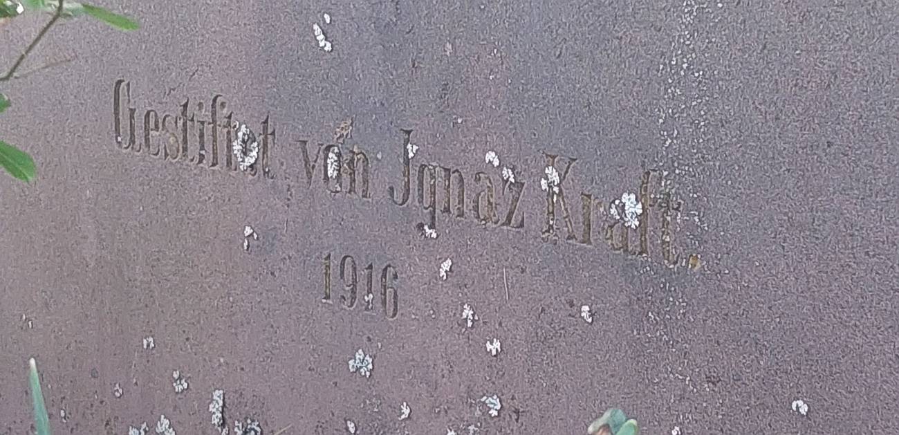 Zweite Bild der Inschrift mit Stifter